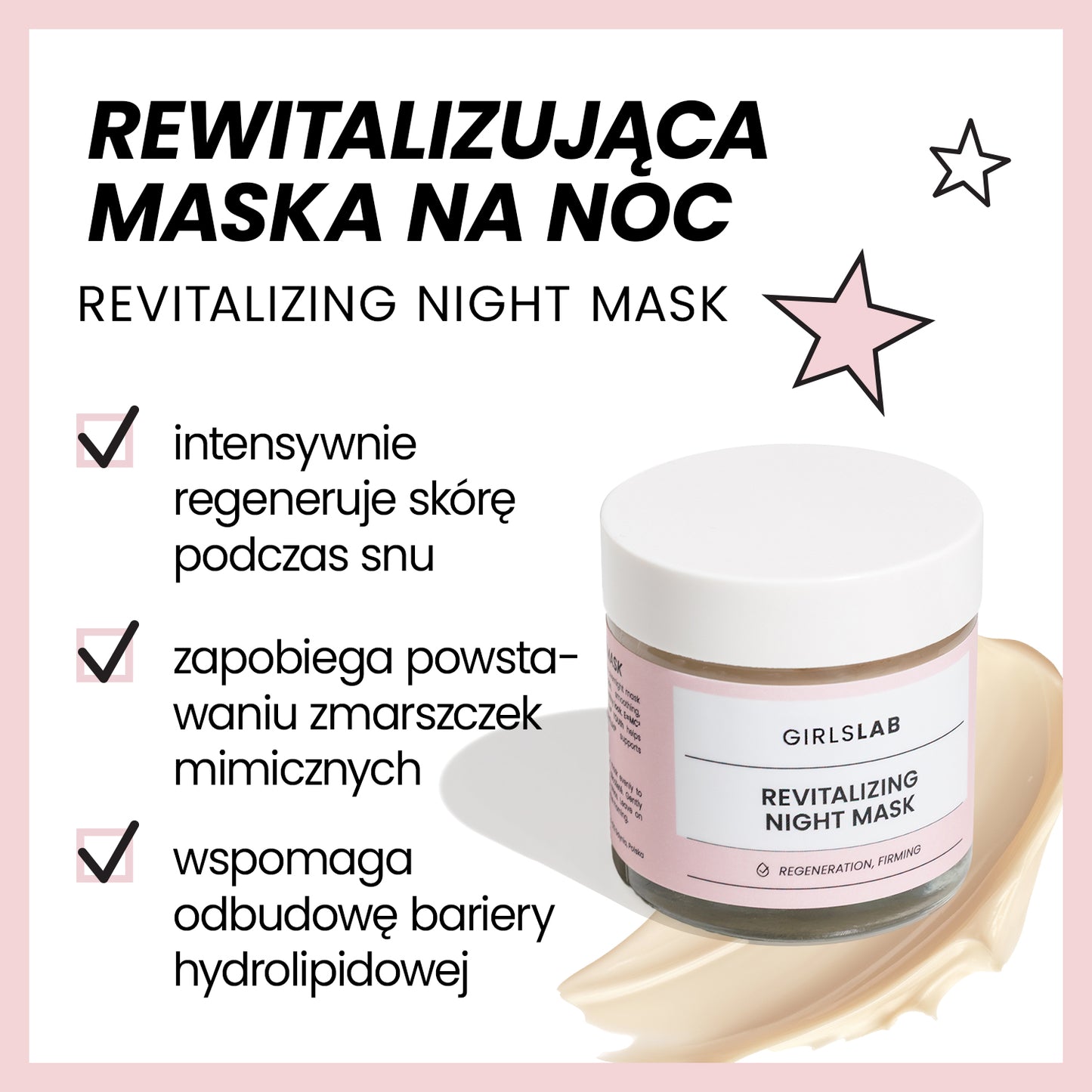 Maska odżywcza na noc